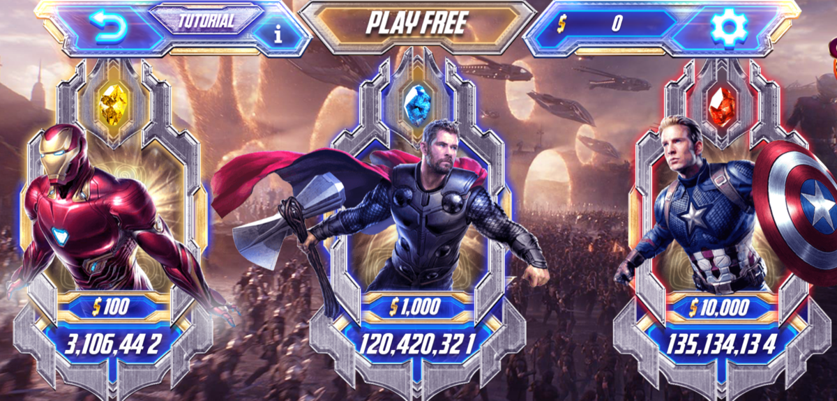 Giới thiệu đôi nét về game nổ hũ Avengers tại Sunwin