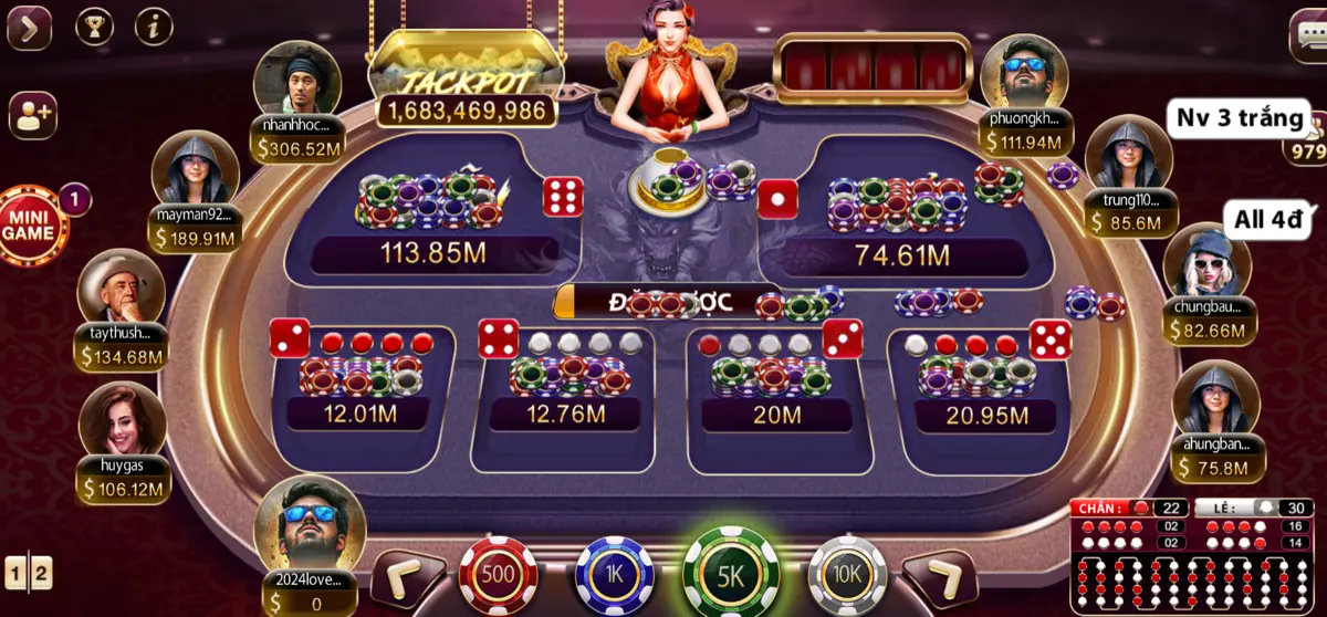 Xóc đĩa tứ linh - Tựa game ưu tú có 1 0 2 tại Sunwin